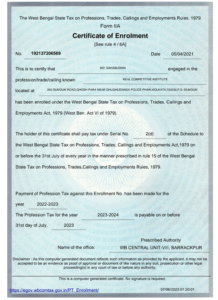 Real Competitive Institute